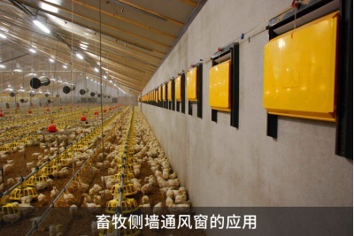 ?特姆优电动推杆在畜牧侧墙通风窗的应用