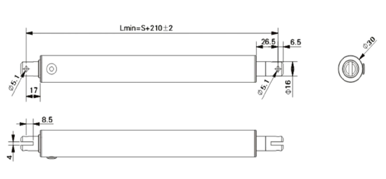 开窗器电动推杆UG30结构图